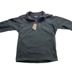 Patagonia R1 Fleece Pullover Mens Size Large Forge Grey Regulator Fleece